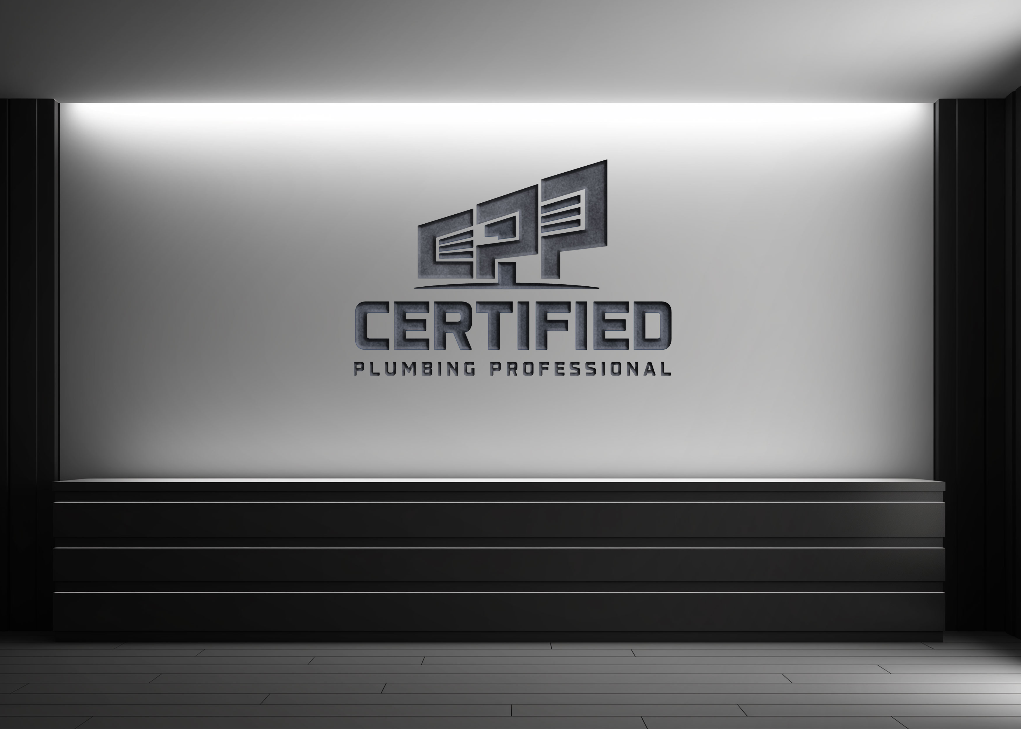 Logo Design by Tube light for Certified Plumbing Professionals  | Design #36765648