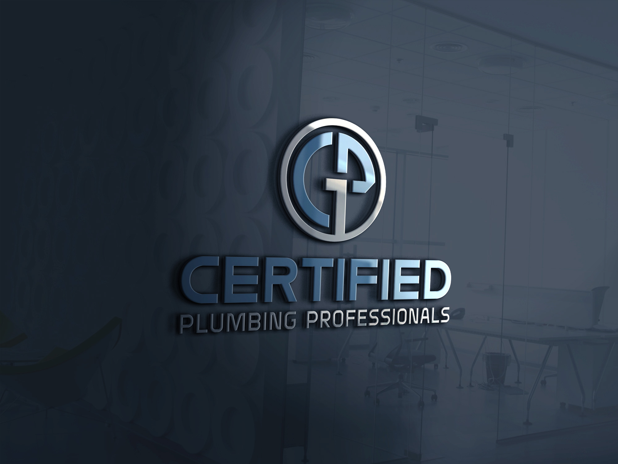 Logo Design by Tube light for Certified Plumbing Professionals  | Design #36774601