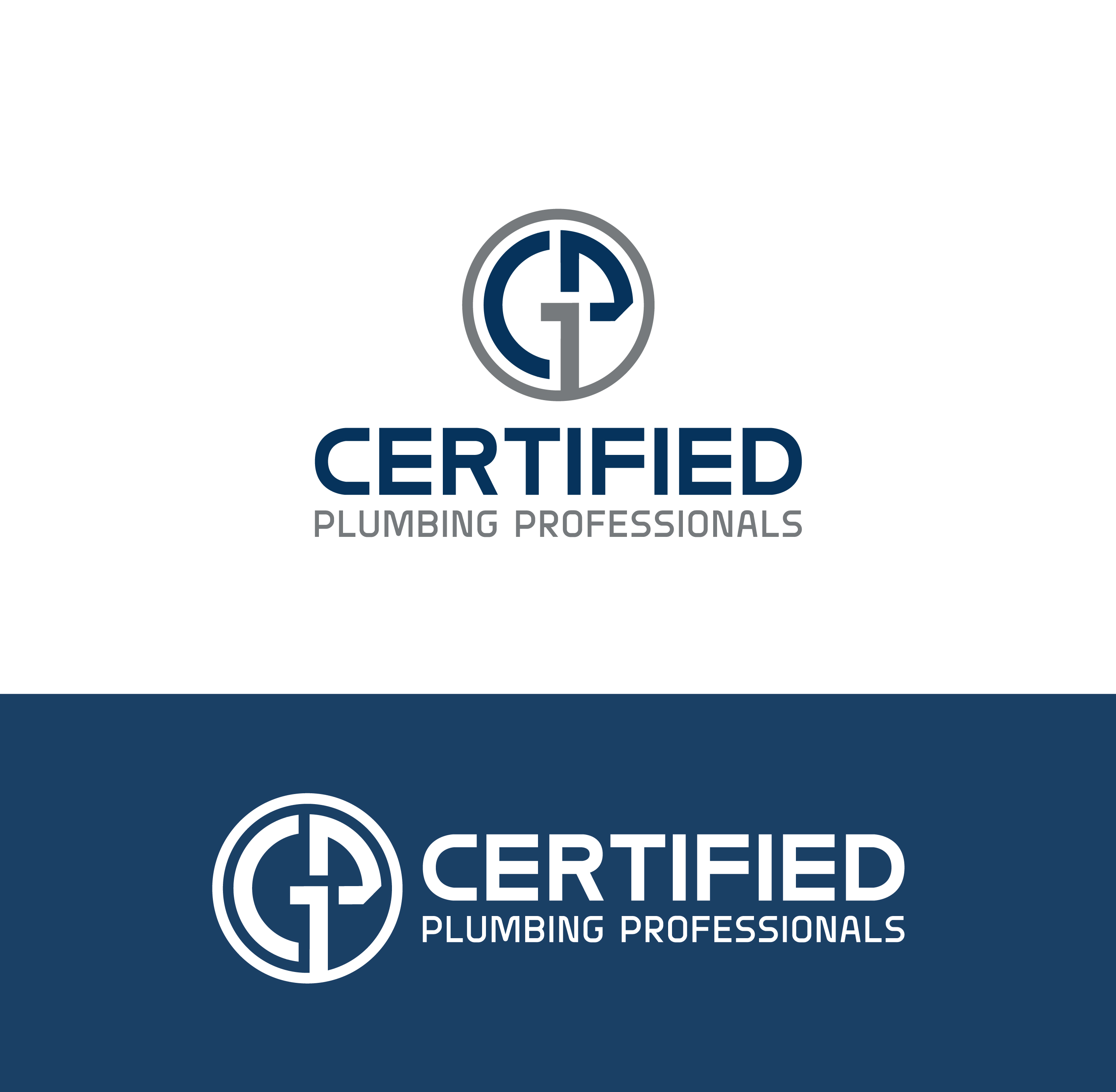 Logo Design by Tube light for Certified Plumbing Professionals  | Design #36774602