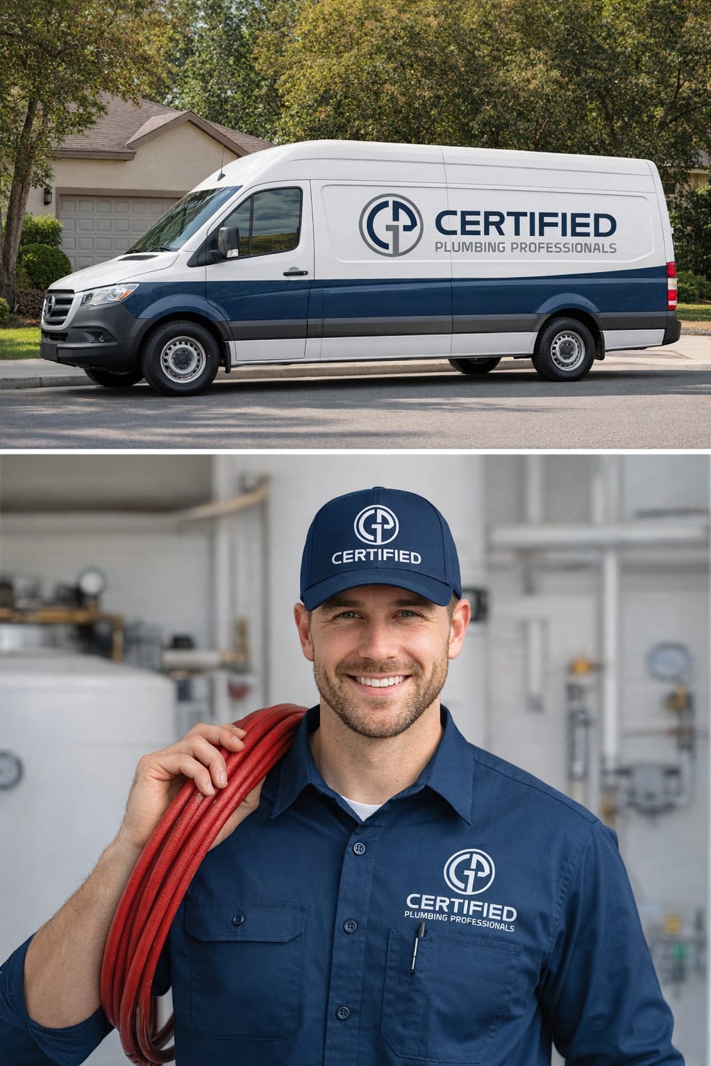 Logo Design by Tube light for Certified Plumbing Professionals  | Design #36774604