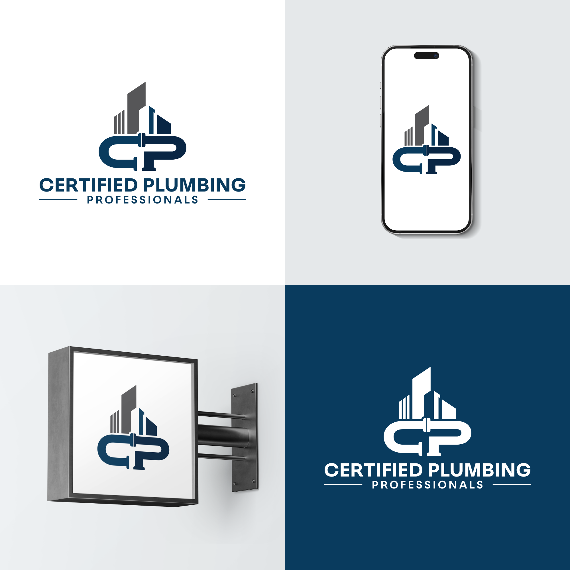 Logo Design by Royco for Certified Plumbing Professionals  | Design #36744324