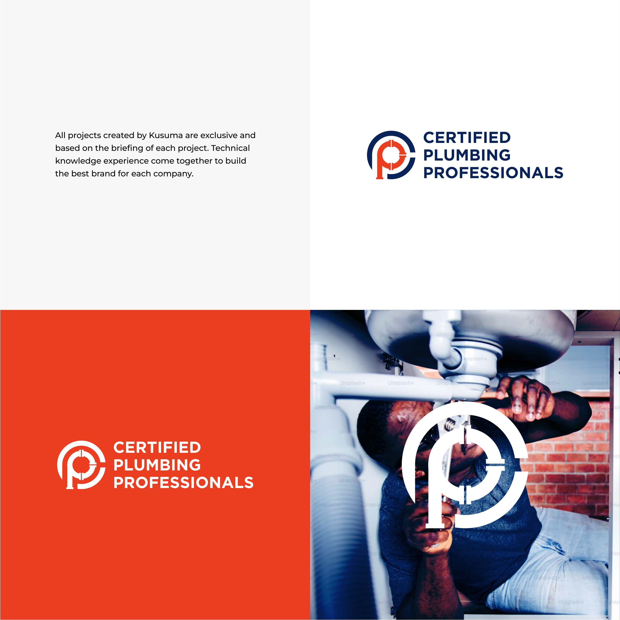 Logo Design by Kusuma Studio for Certified Plumbing Professionals  | Design #36745680