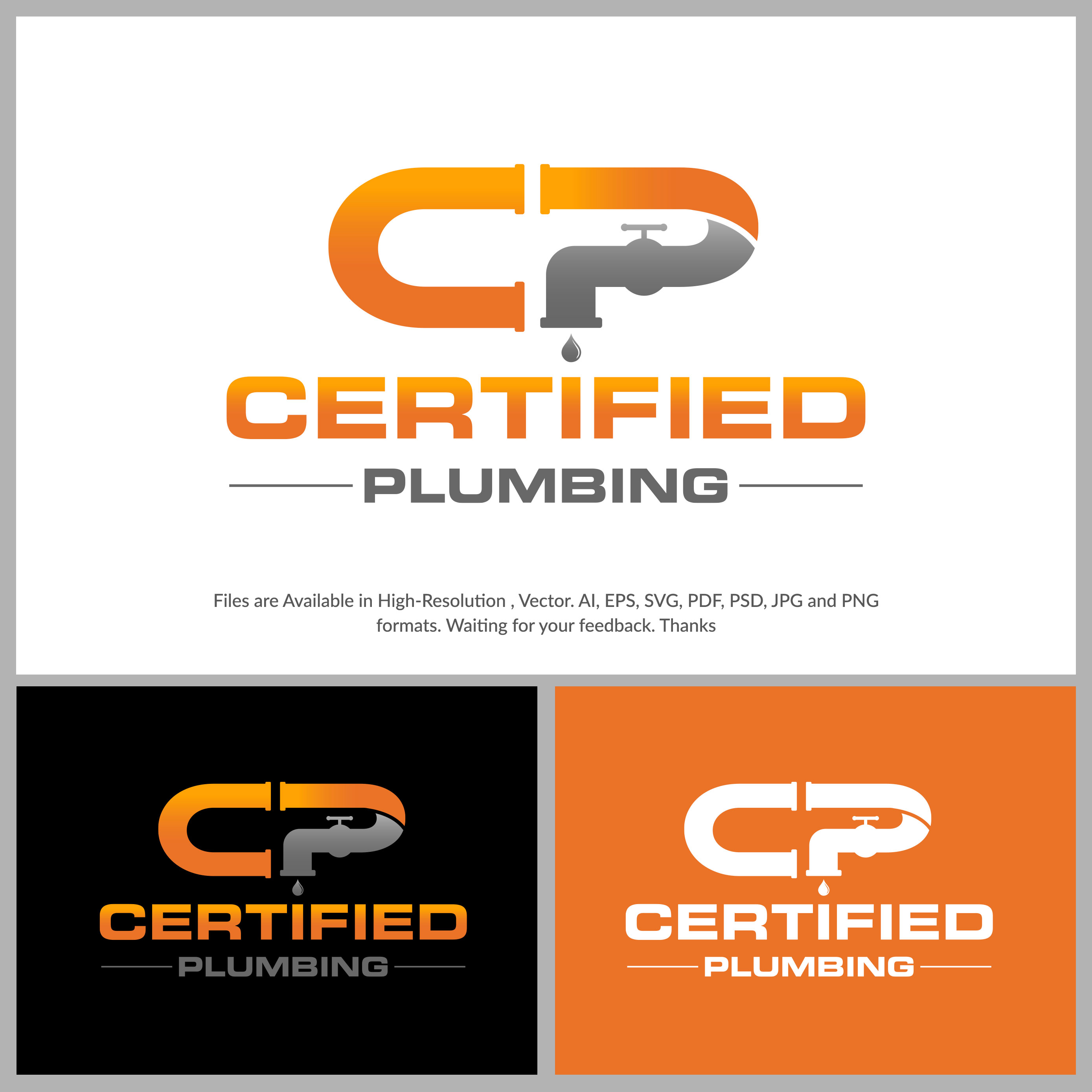 Logo Design by Sabbir_2025 for Certified Plumbing Professionals  | Design #36747553