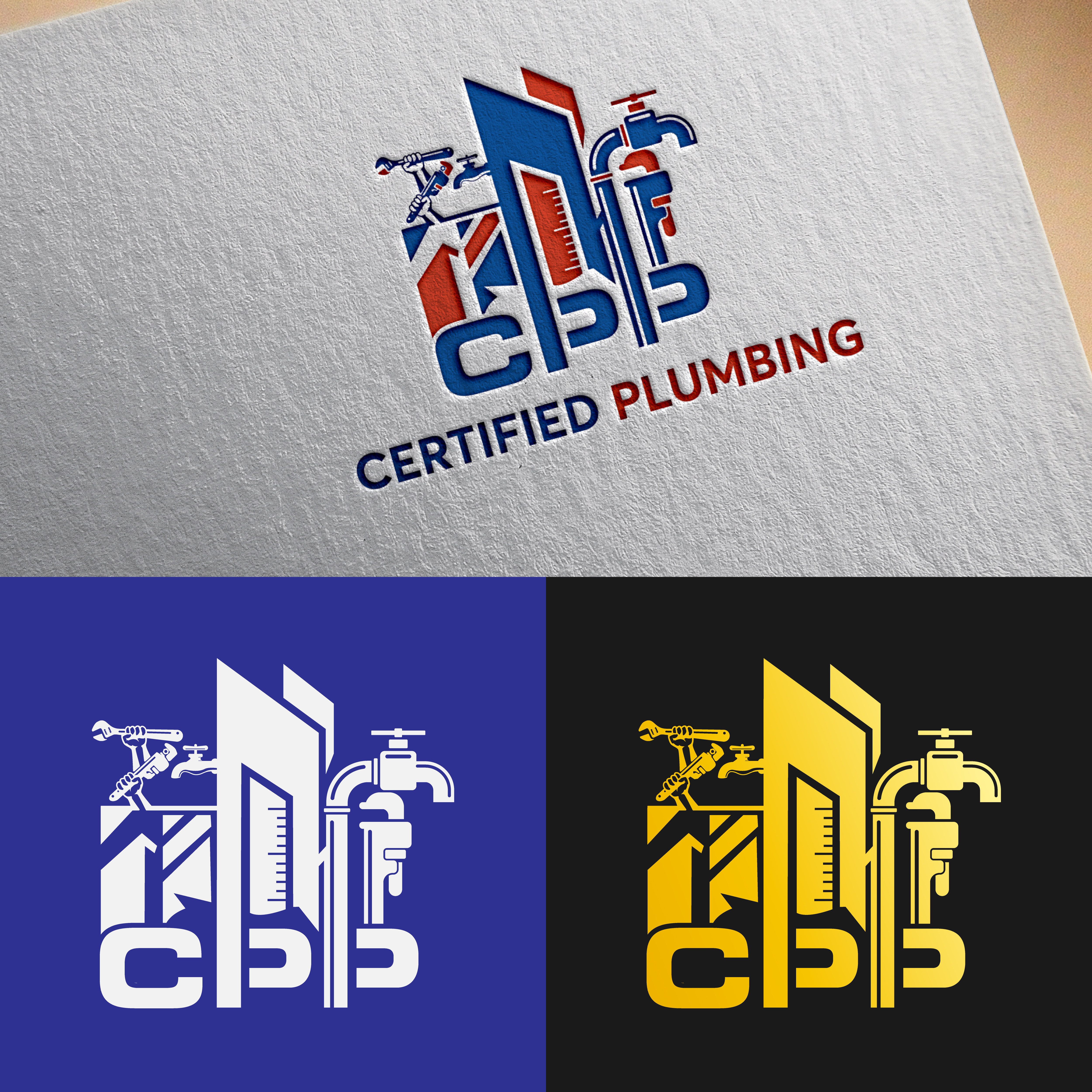 Logo Design by akdesign100 for Certified Plumbing Professionals  | Design #36745357