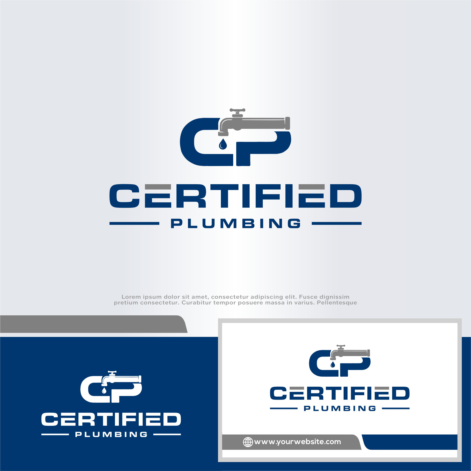 Logo Design by win it for Certified Plumbing Professionals  | Design #36750404
