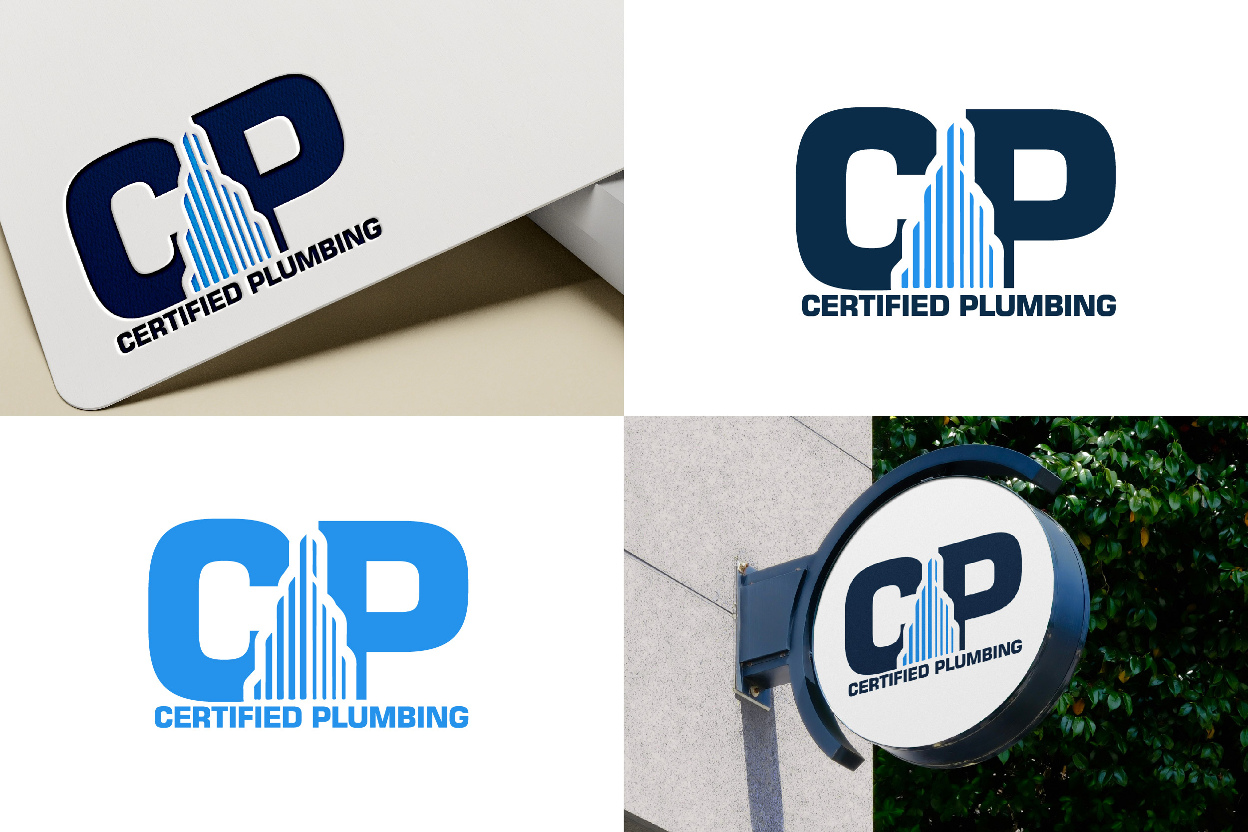 Logo Design by THE DESIGN MAN for Certified Plumbing Professionals  | Design #36745388
