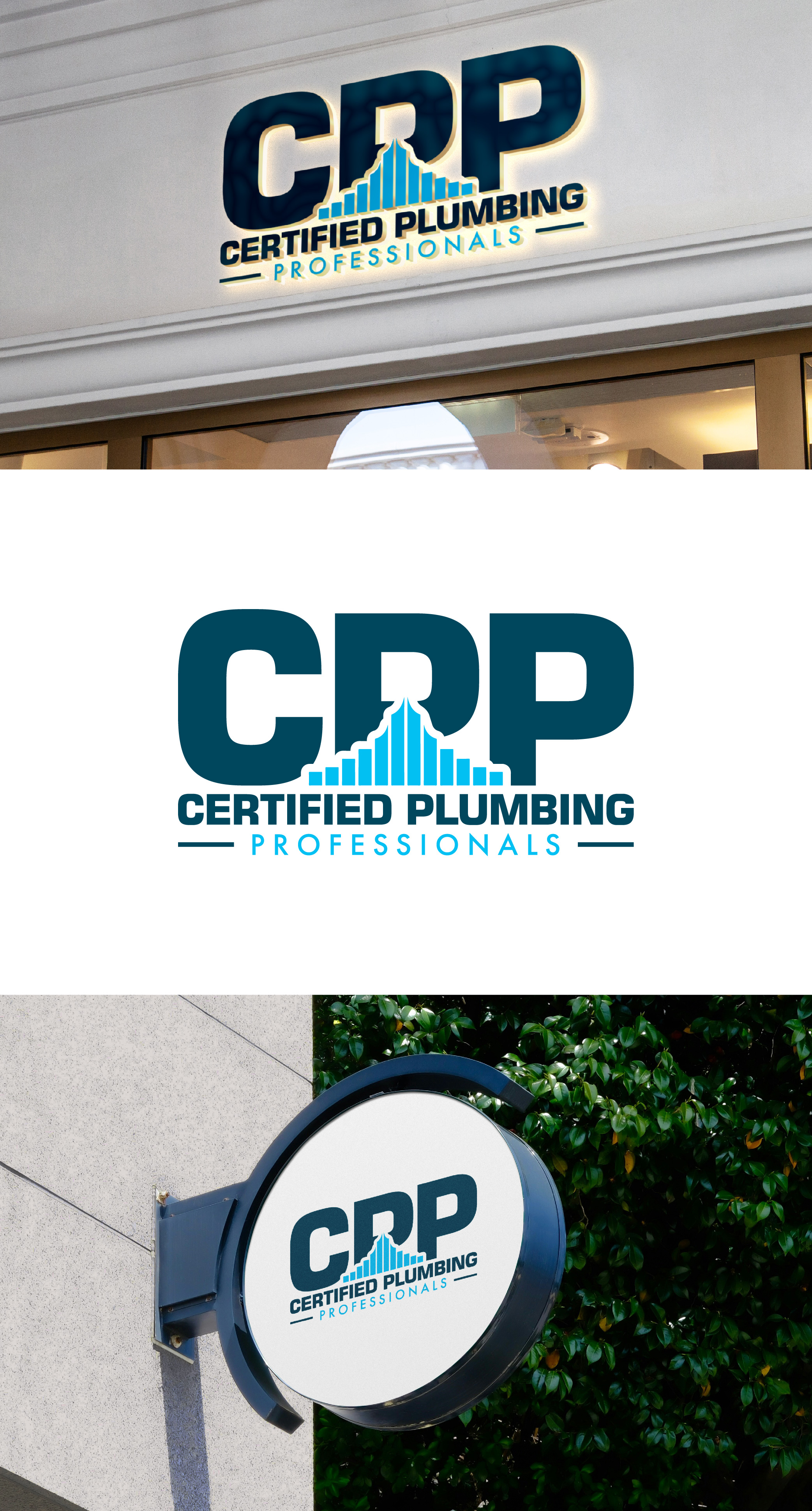 Logo Design by THE DESIGN MAN for Certified Plumbing Professionals  | Design #36767092