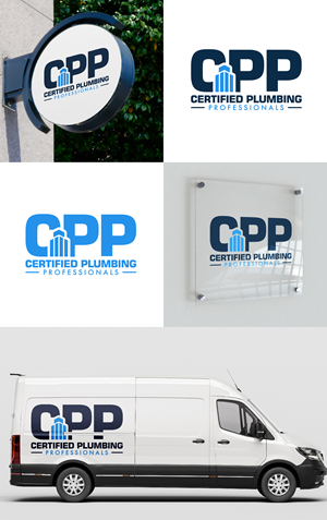 Logo Design by THE DESIGN MAN for Certified Plumbing Professionals  | Design: #36767529