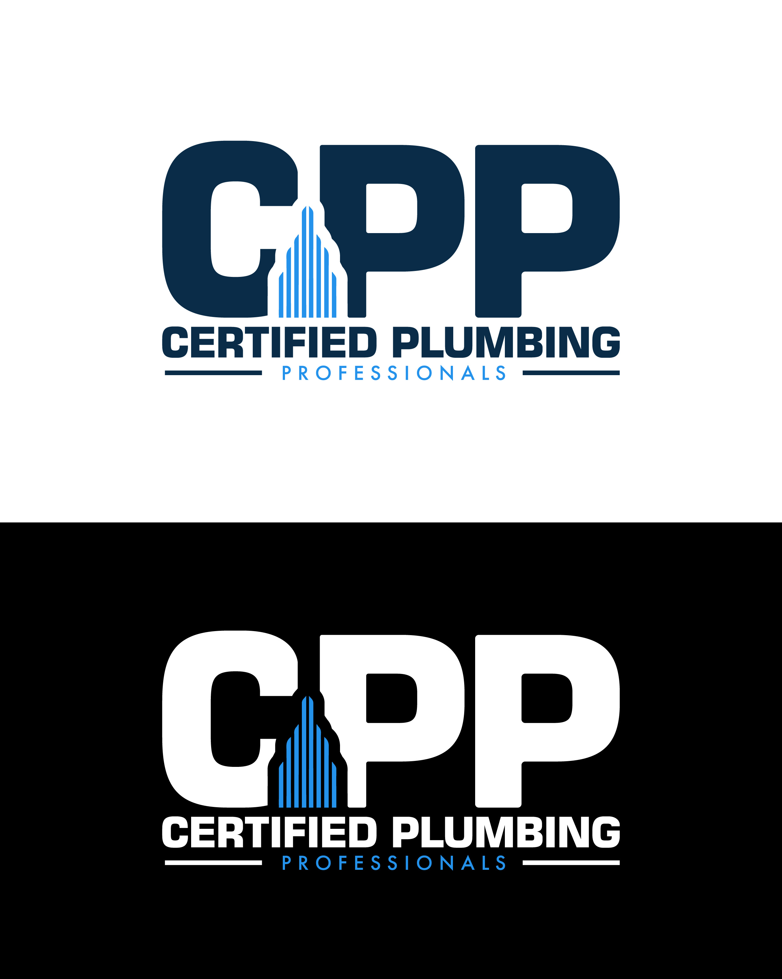 Logo Design by THE DESIGN MAN for Certified Plumbing Professionals  | Design #36774997
