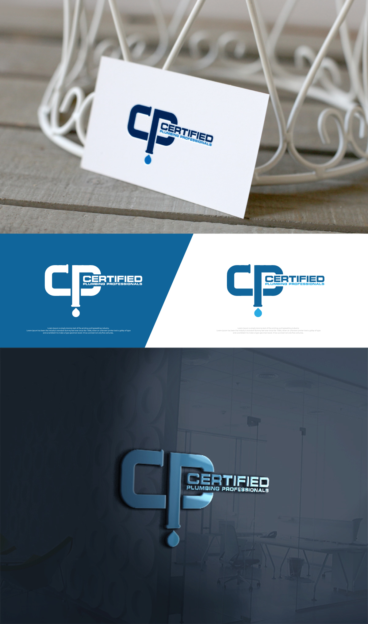 Diseño de Logo por Cool-Designer para Certified Plumbing Professionals  | Diseño #36745018