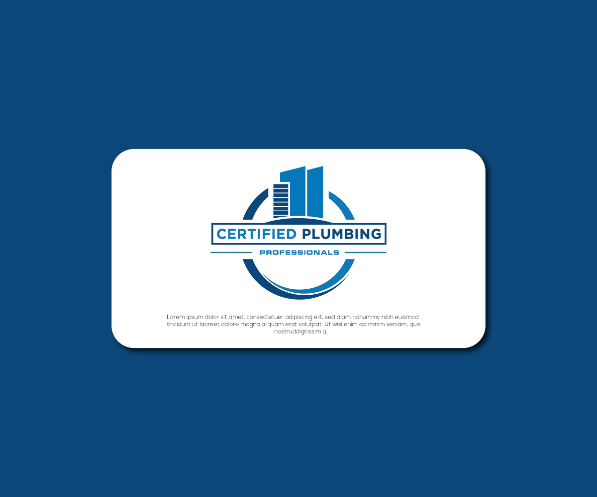 Logo-Design von Alex75 für Certified Plumbing Professionals  | Design #36770180