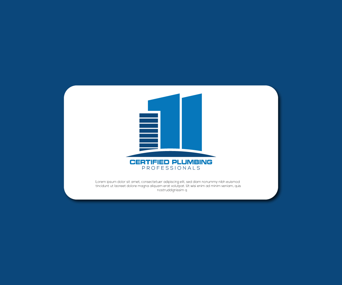 Logo Design by Alex75 for Certified Plumbing Professionals  | Design #36770181