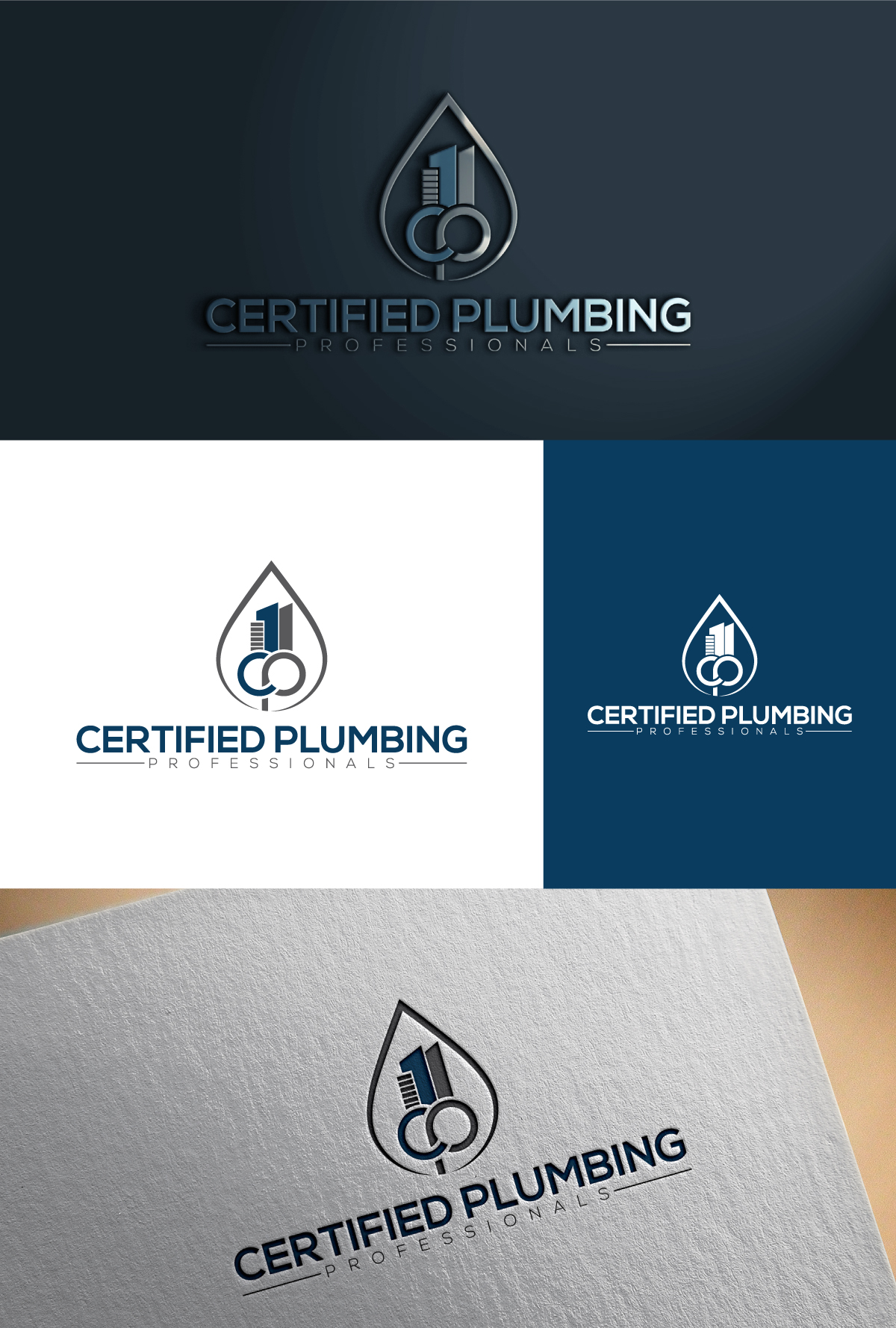 Logo-Design von ariba6269 für Certified Plumbing Professionals  | Design #36745804