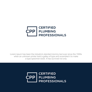 Logo-Design von Stone Black für Certified Plumbing Professionals  | Design: #36745660