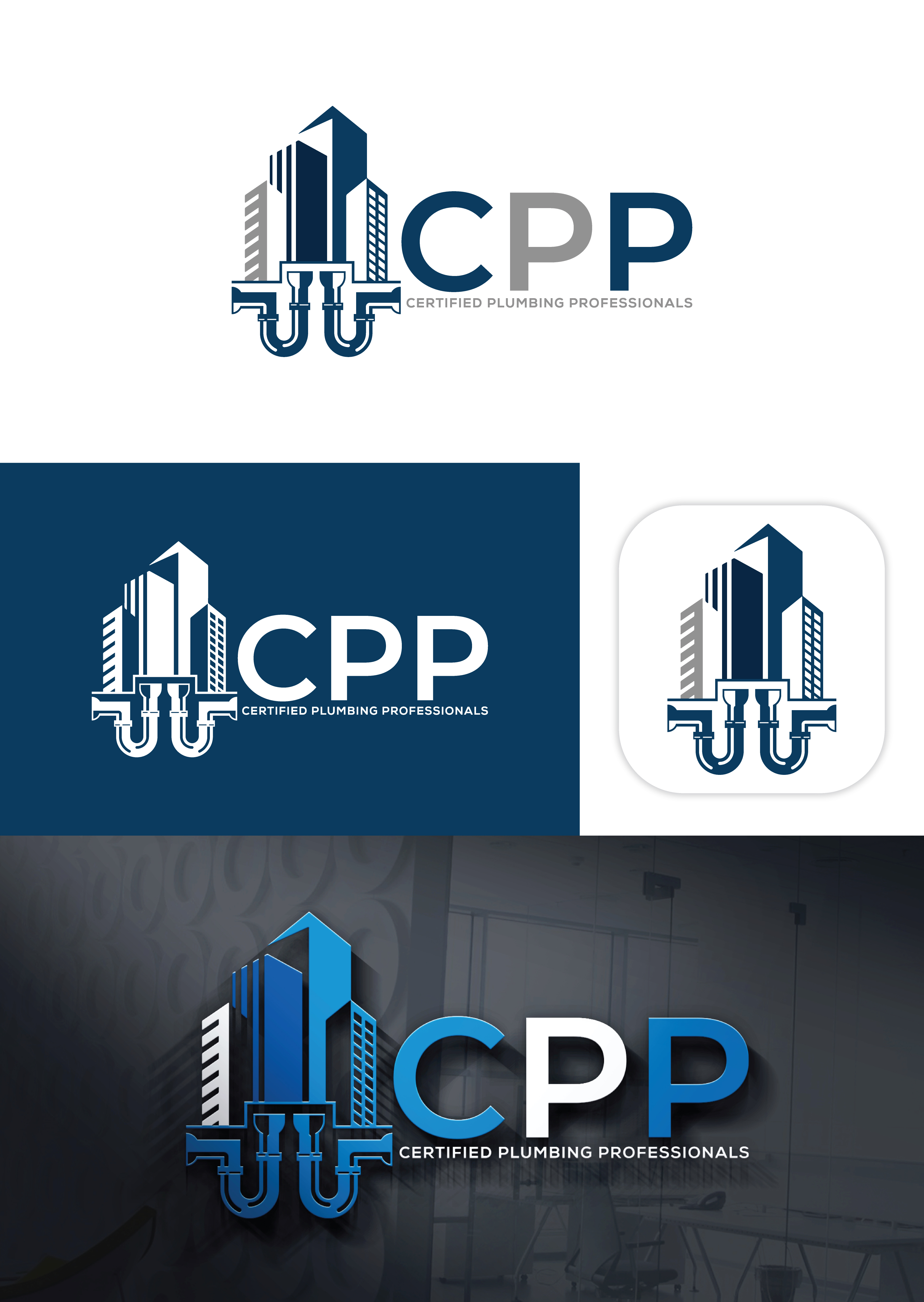 Logo-Design von Creatify Lab für Certified Plumbing Professionals  | Design #36745421