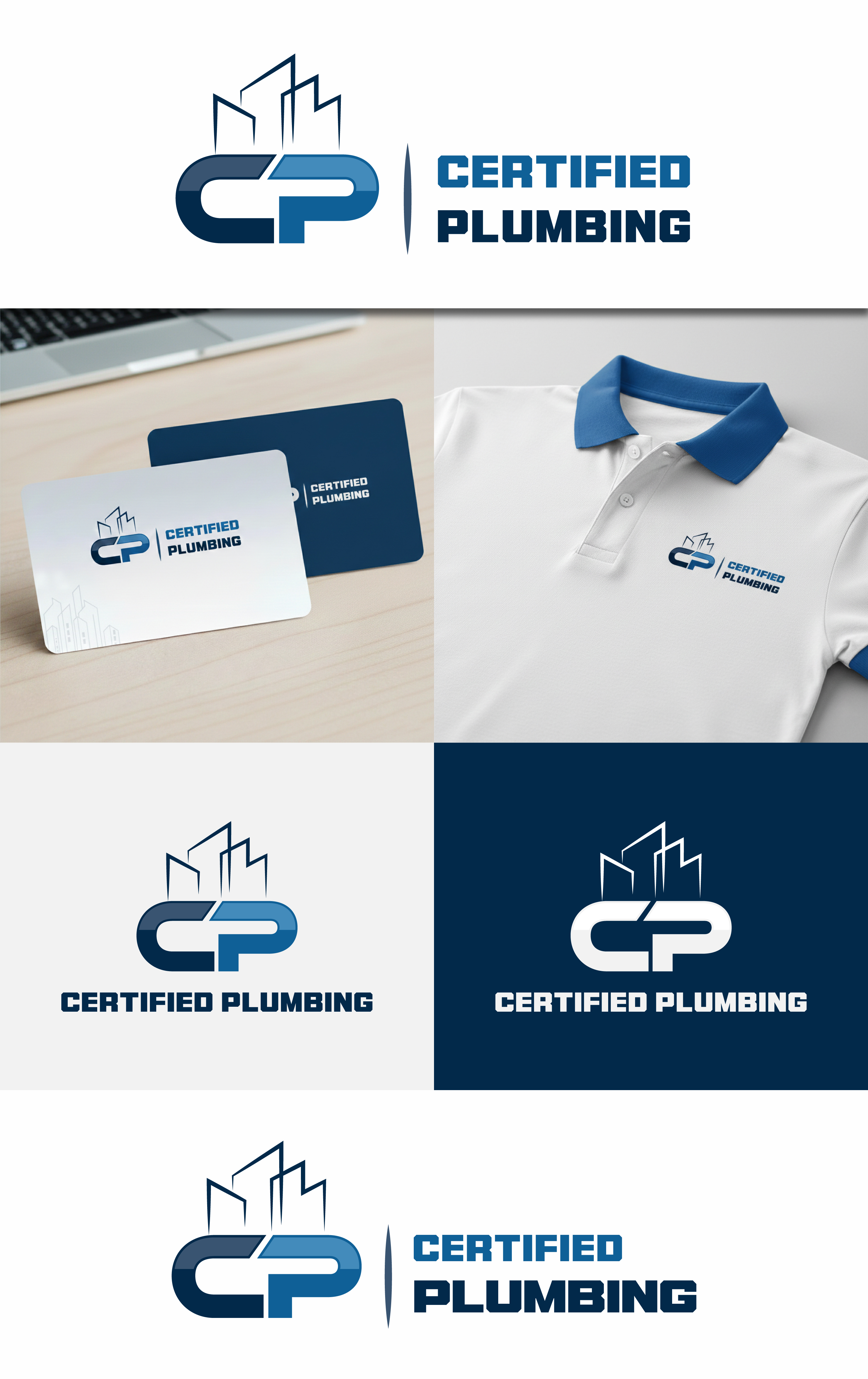 Logo Design by designest92 for Certified Plumbing Professionals  | Design #36775895