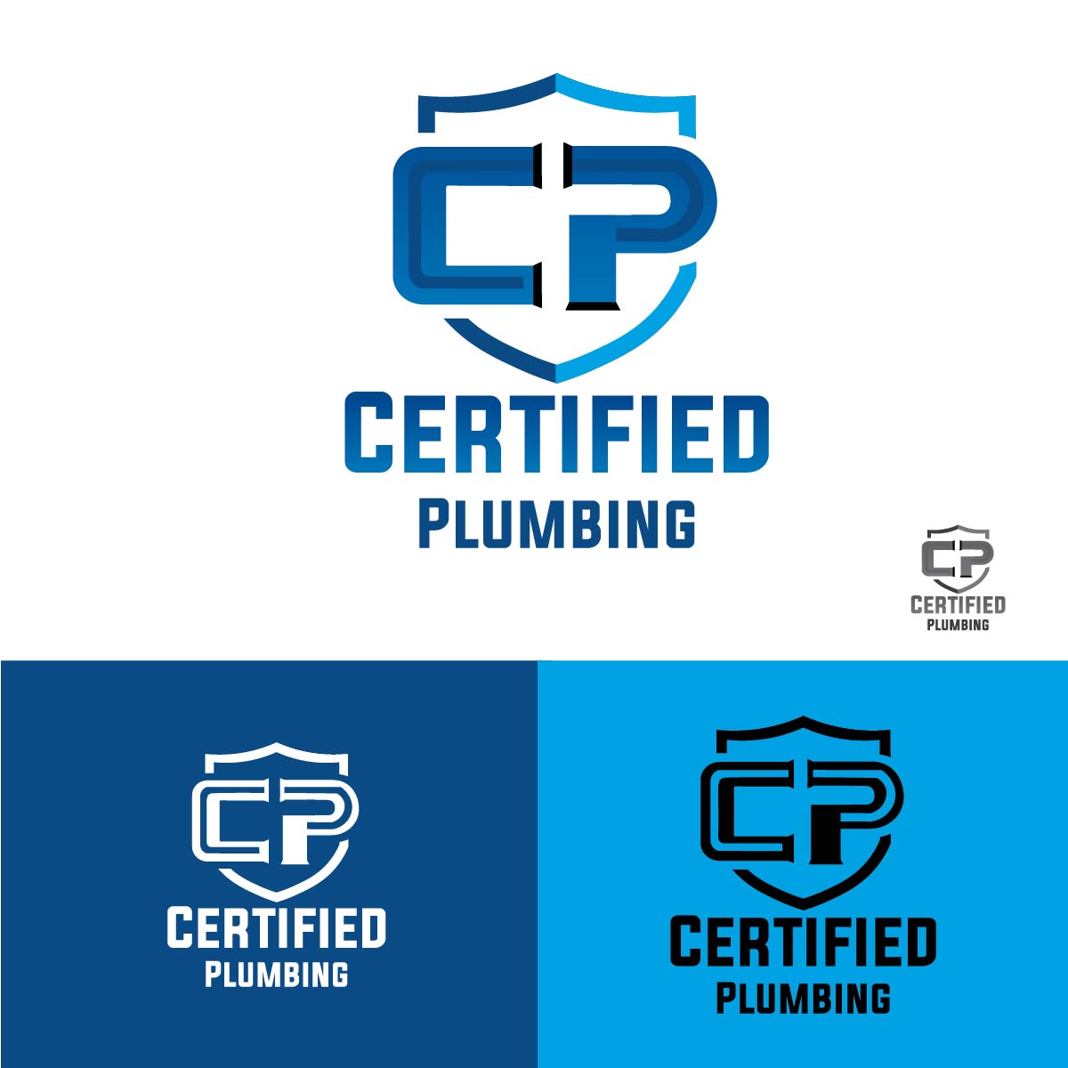 Logo-Design von punchpixel für Certified Plumbing Professionals  | Design #36750678