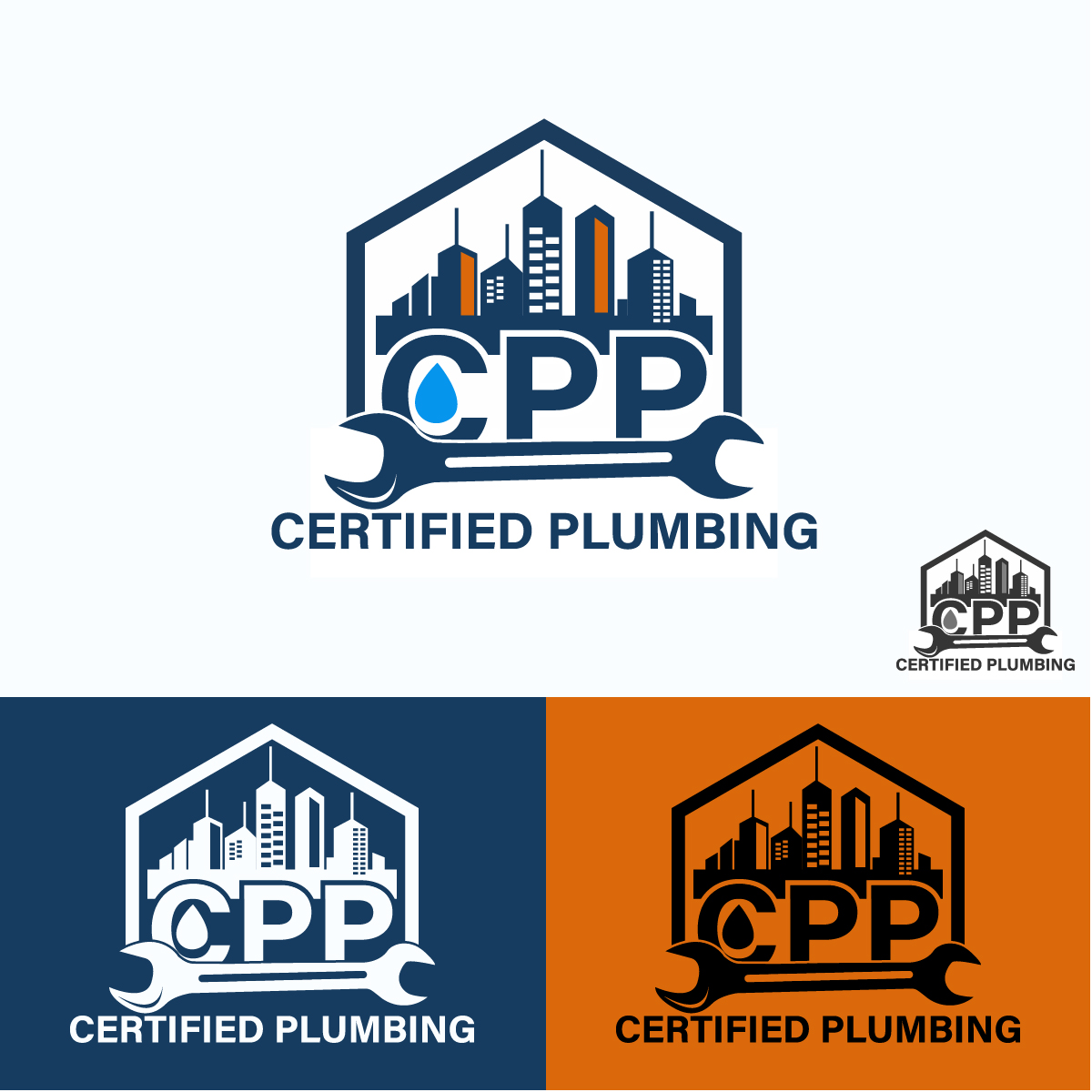 Logo-Design von punchpixel für Certified Plumbing Professionals  | Design #36750682