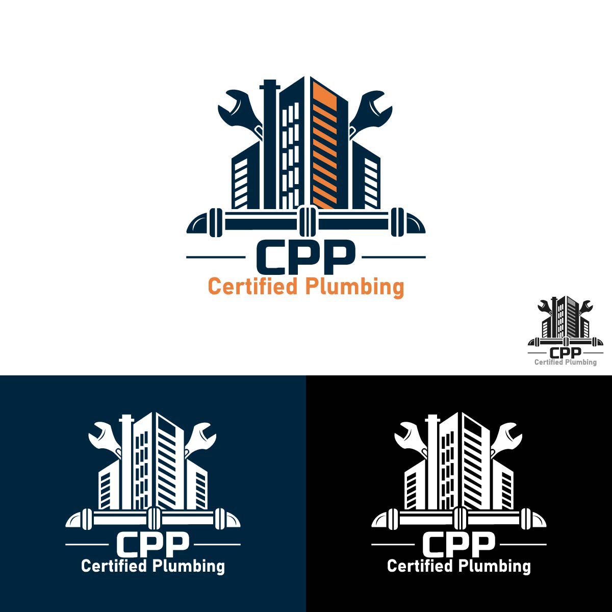 Logo-Design von punchpixel für Certified Plumbing Professionals  | Design #36750684