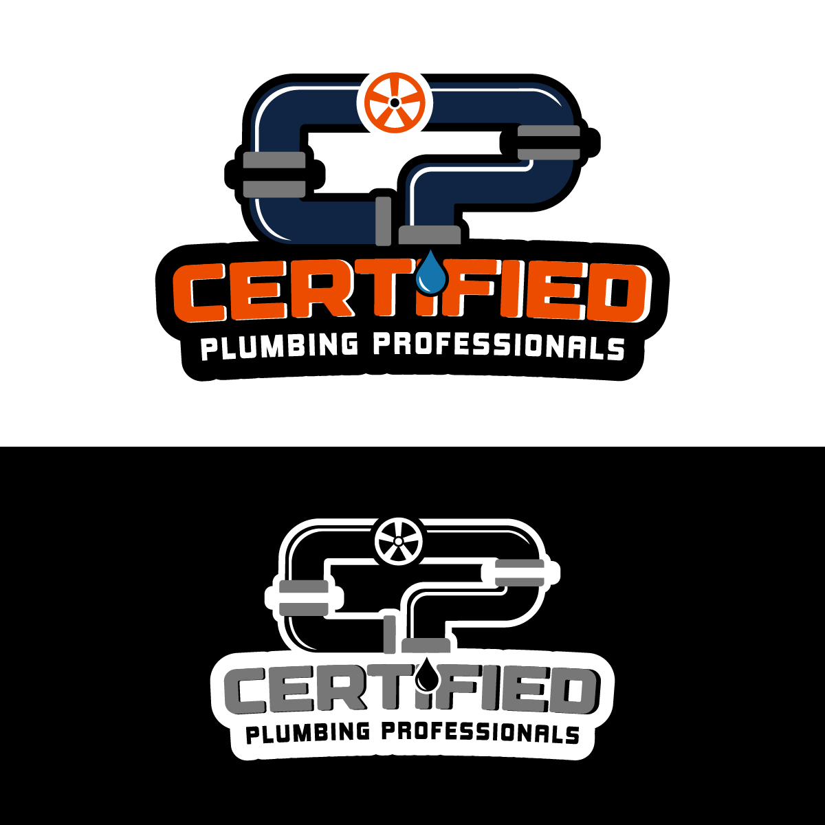 Logo-Design von punchpixel für Certified Plumbing Professionals  | Design #36750687