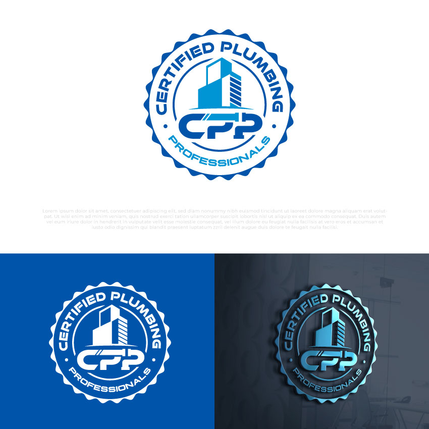 Logo-Design von Timefortheweb für Certified Plumbing Professionals  | Design #36746134
