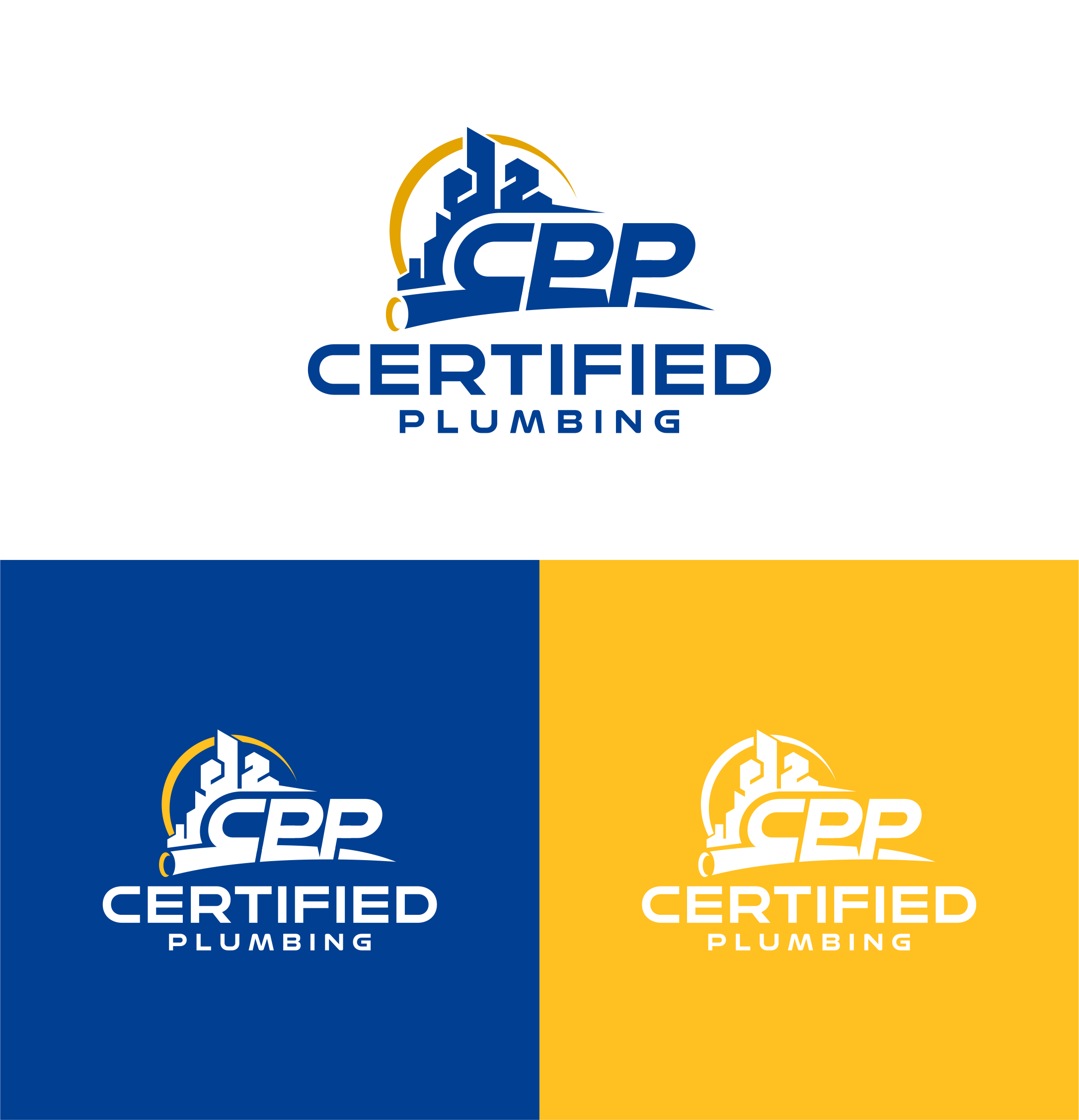 Logo-Design von artswolf für Certified Plumbing Professionals  | Design #36770077