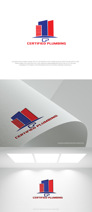 Logo Design by zebronicgraphic for Certified Plumbing Professionals  | Design: #36754175