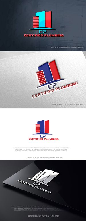 Logo Design by zebronicgraphic for Certified Plumbing Professionals  | Design: #36754179