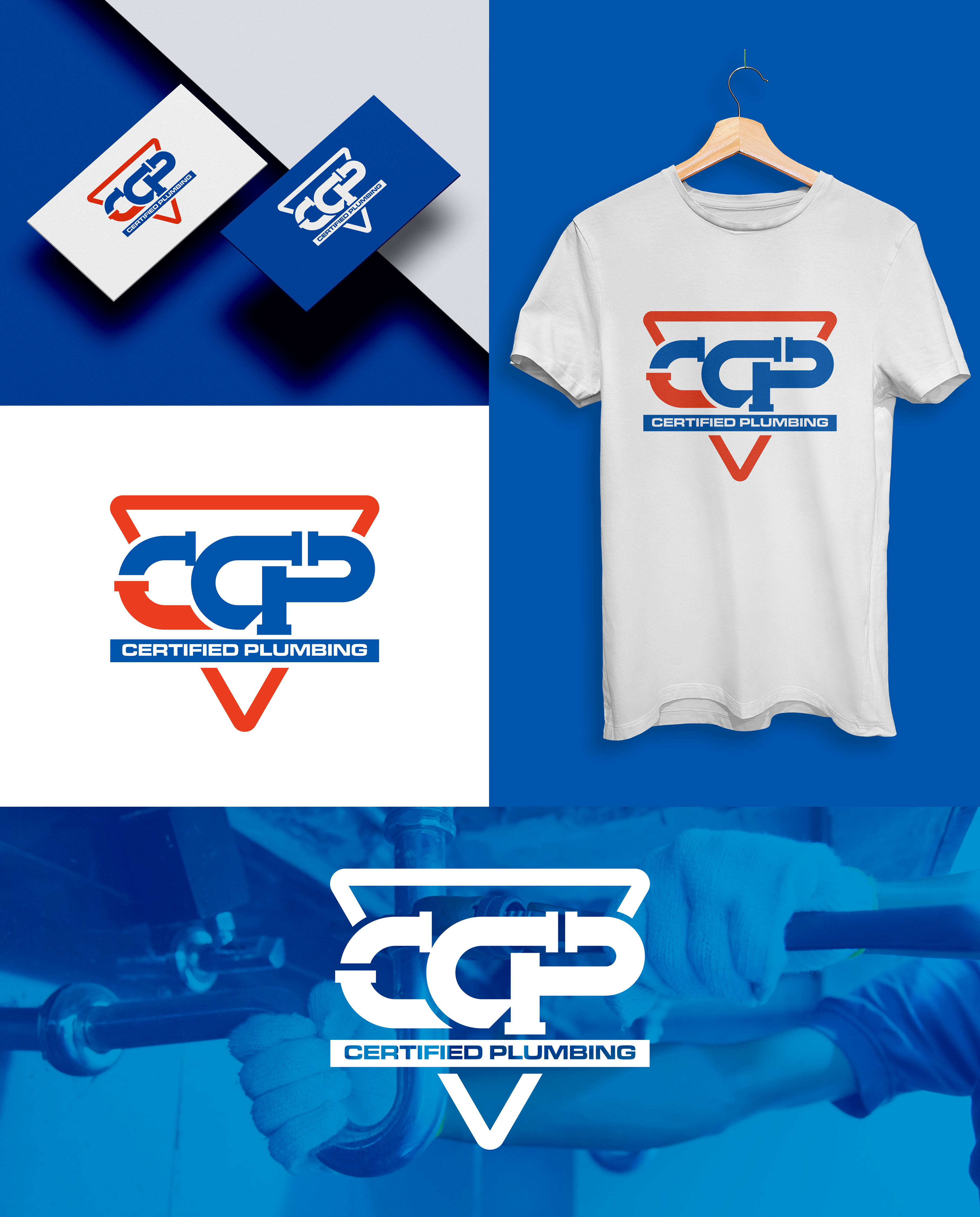 Logo Design by aexoagency for Certified Plumbing Professionals  | Design #36744692