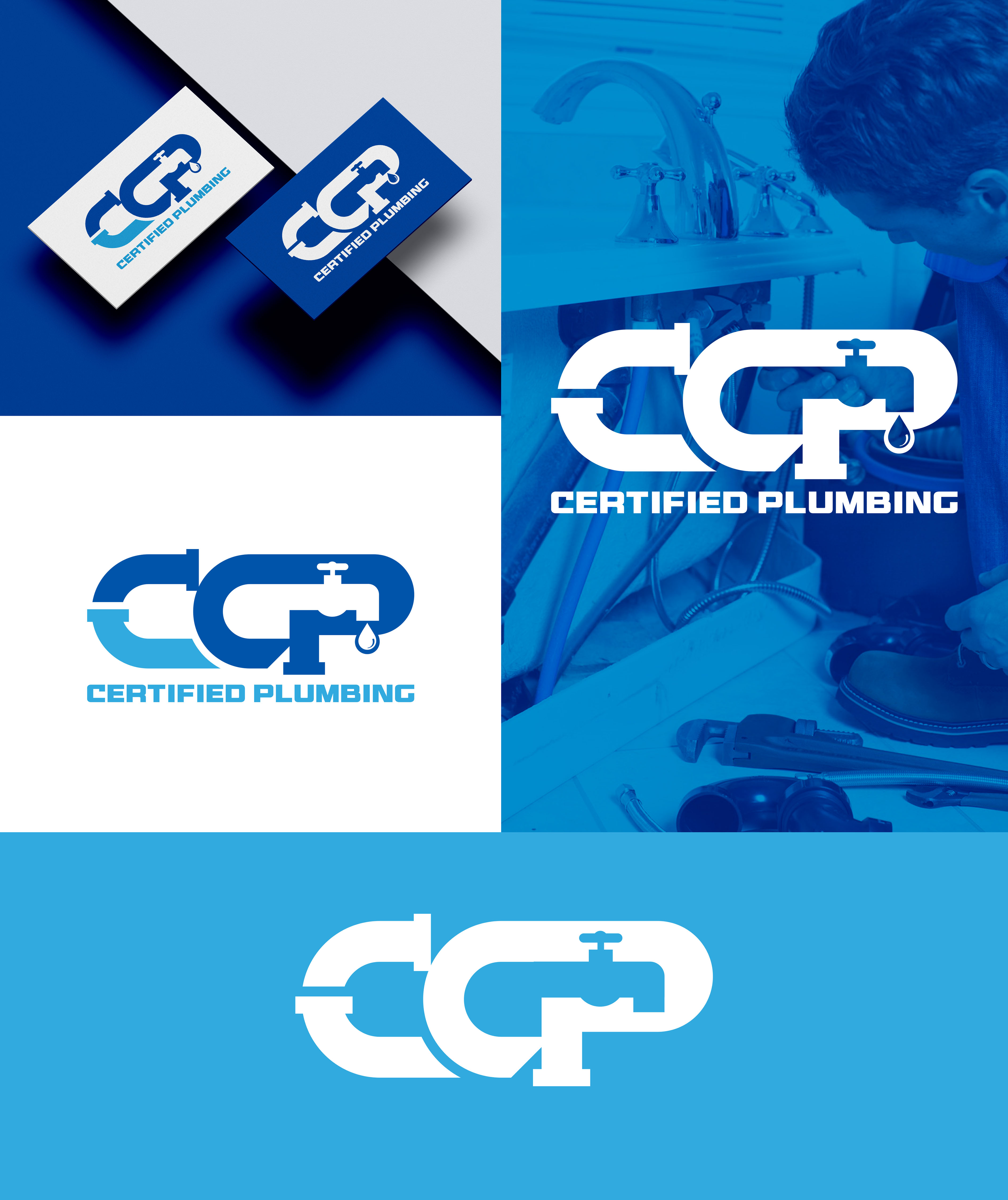 Logo Design by aexoagency for Certified Plumbing Professionals  | Design #36744872