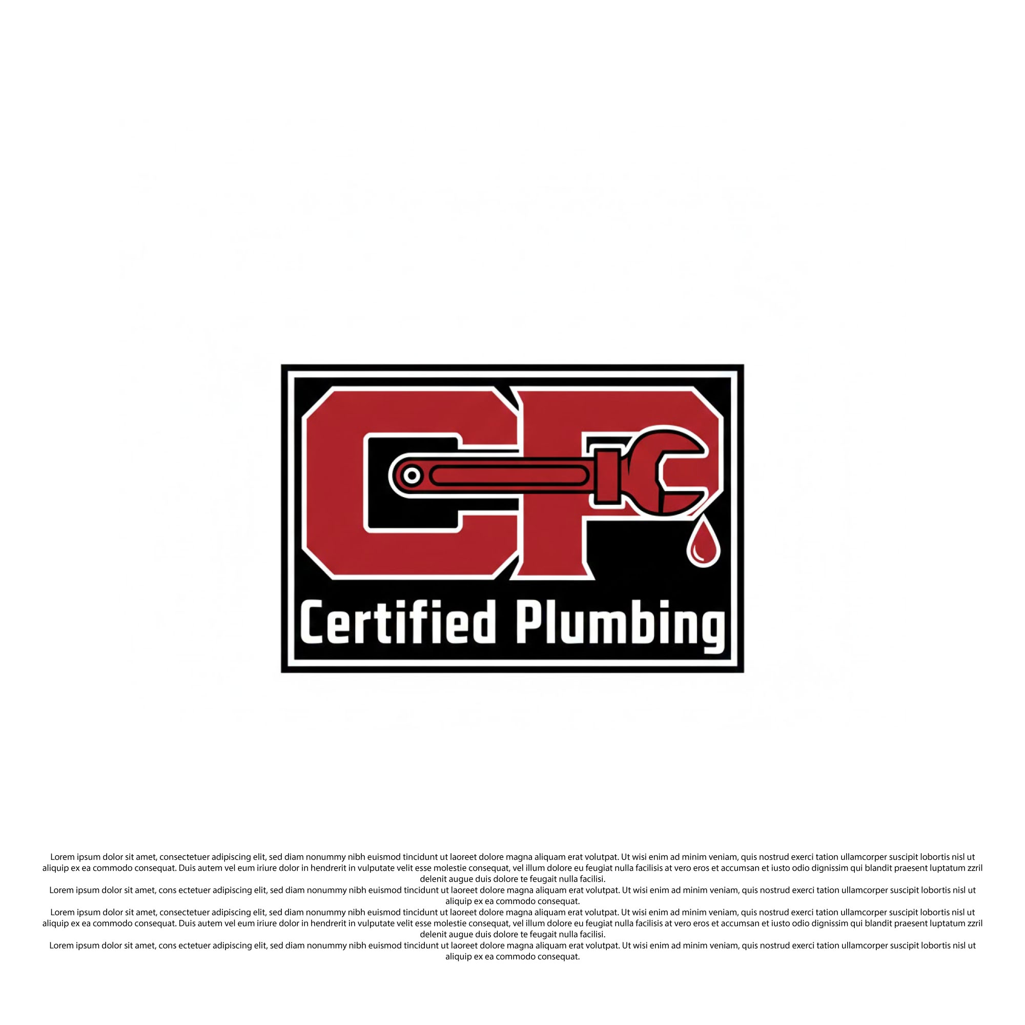 Logo Design by UAD DESIGNS for Certified Plumbing Professionals  | Design #36749763
