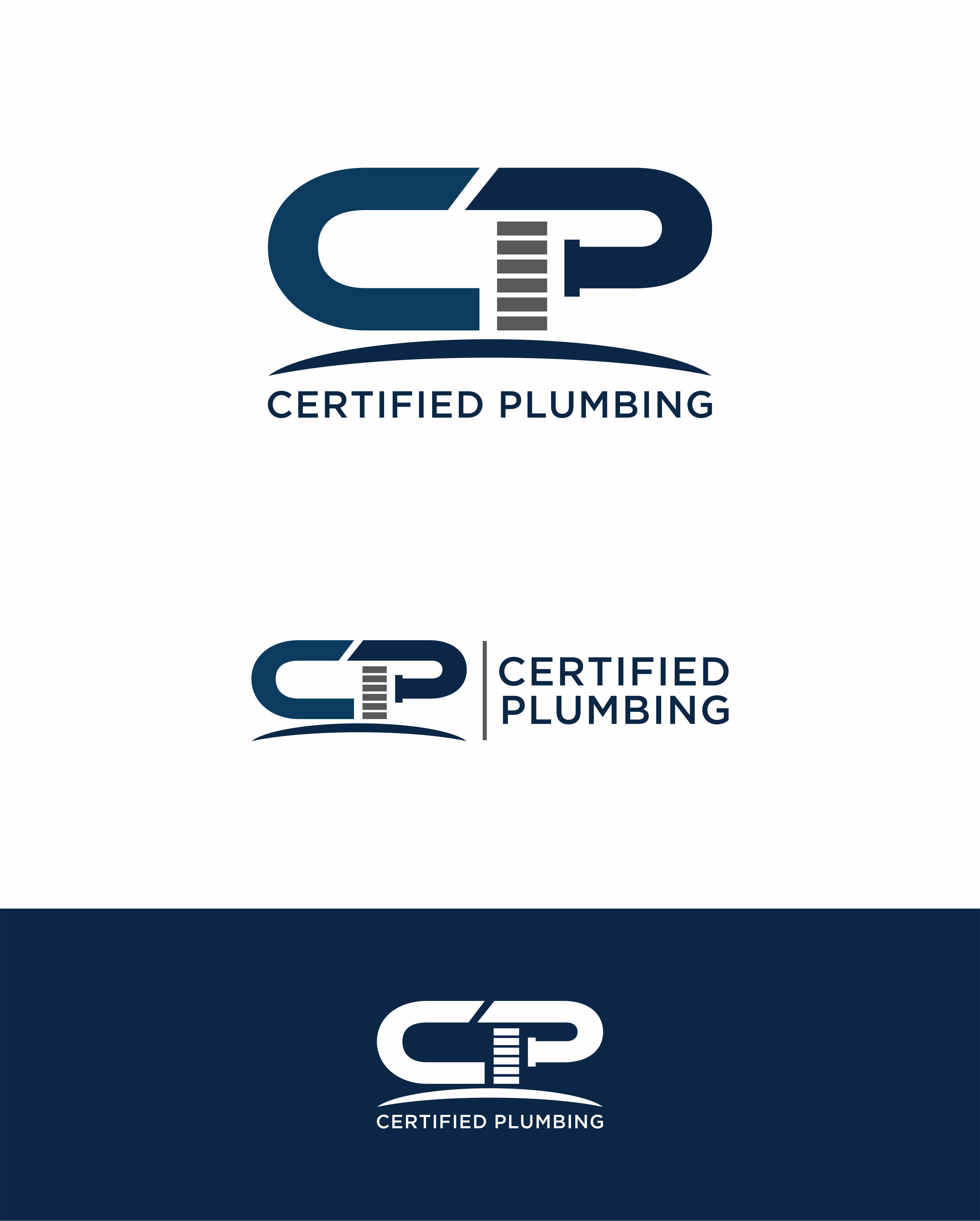 Logo Design by D'Mono for Certified Plumbing Professionals  | Design #36774824