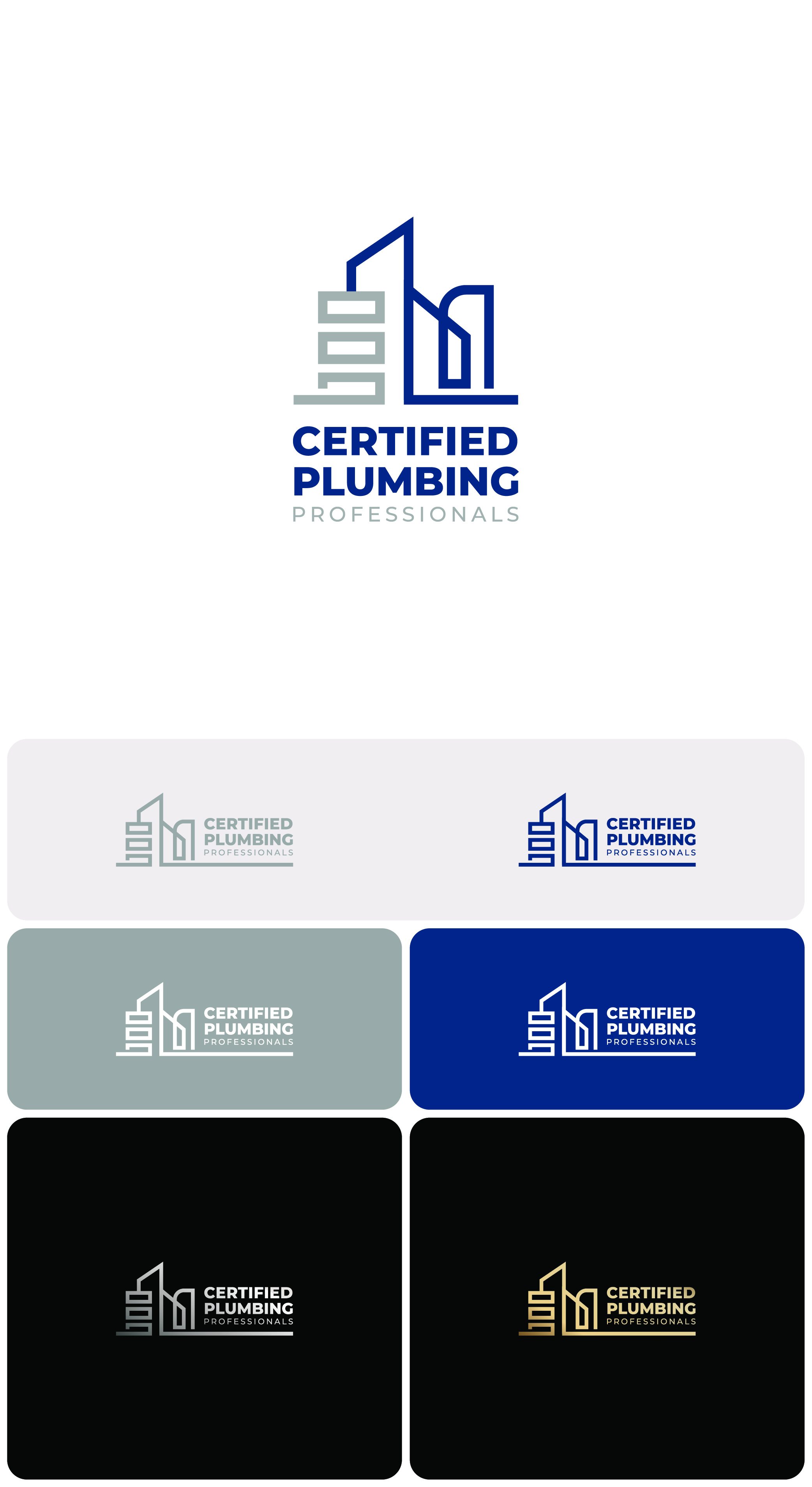 Logo-Design von Gg® für Certified Plumbing Professionals  | Design #36744411