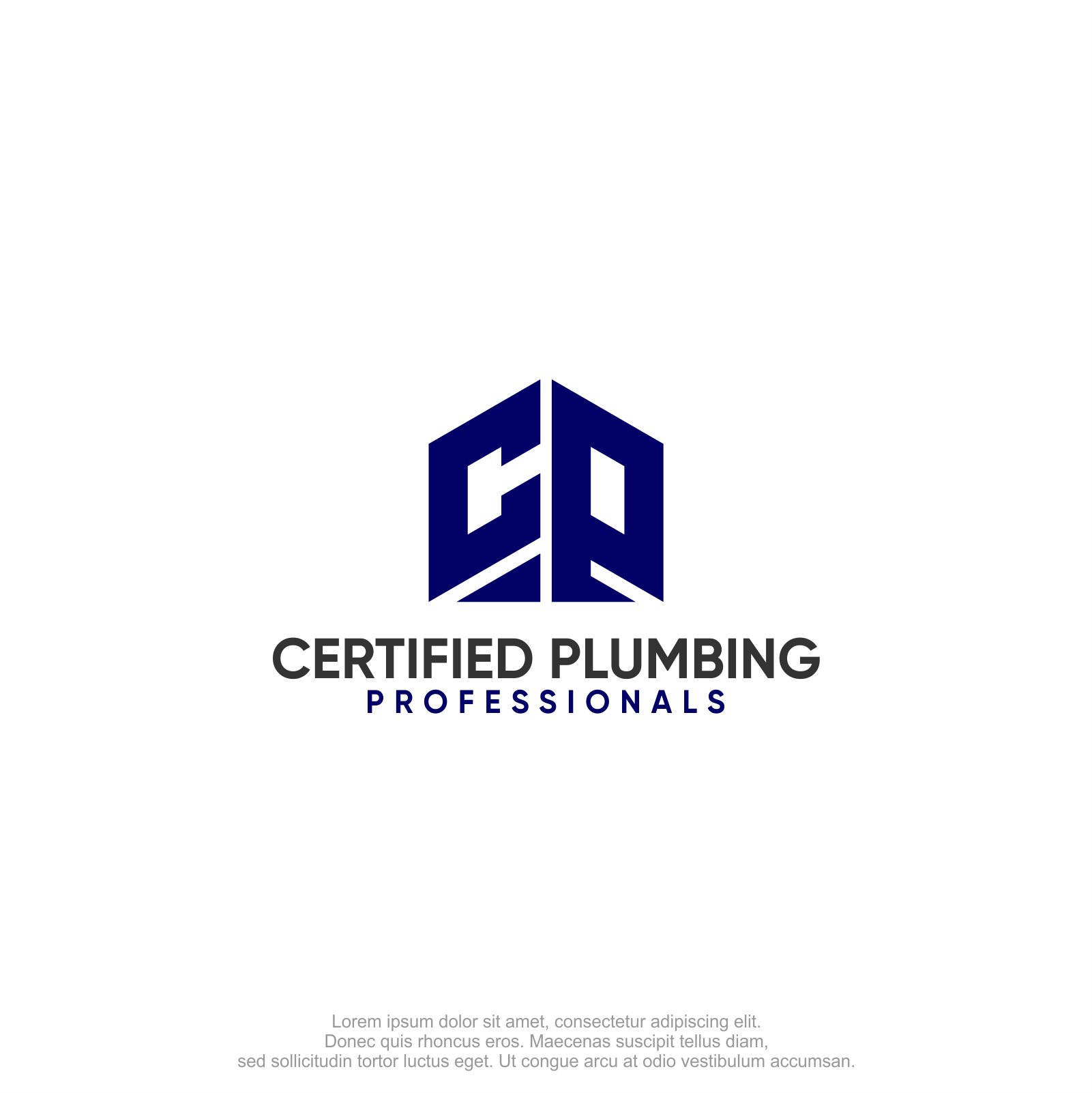 Logo Design by M.Syaiful Huda for Certified Plumbing Professionals  | Design #36744552