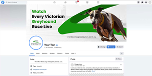 Design Facebook par artbitin pour Cranbourne Greyhound Racing Club | Design : #36751793