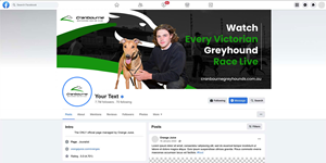 Design Facebook par artbitin pour Cranbourne Greyhound Racing Club | Design : #36751795