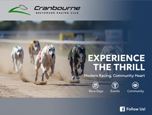 Facebook Design by ZEKKOUR Fouzi for Cranbourne Greyhound Racing Club | Design: #36771253