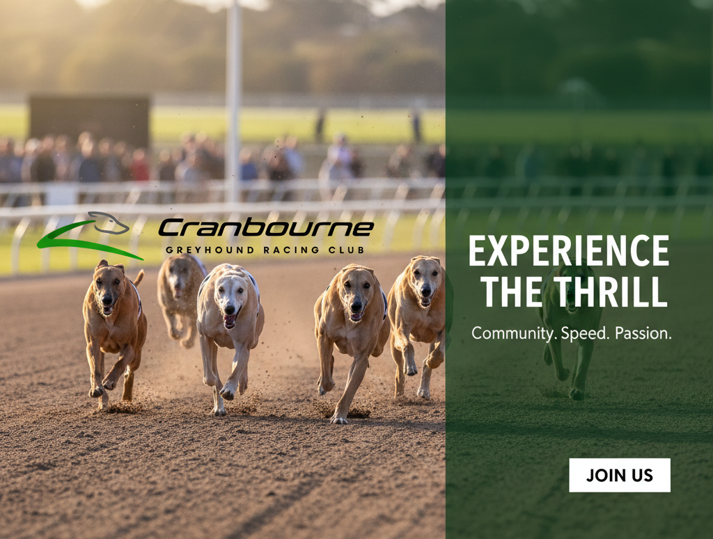 Facebook Design by ZEKKOUR Fouzi for Cranbourne Greyhound Racing Club | Design #36771261