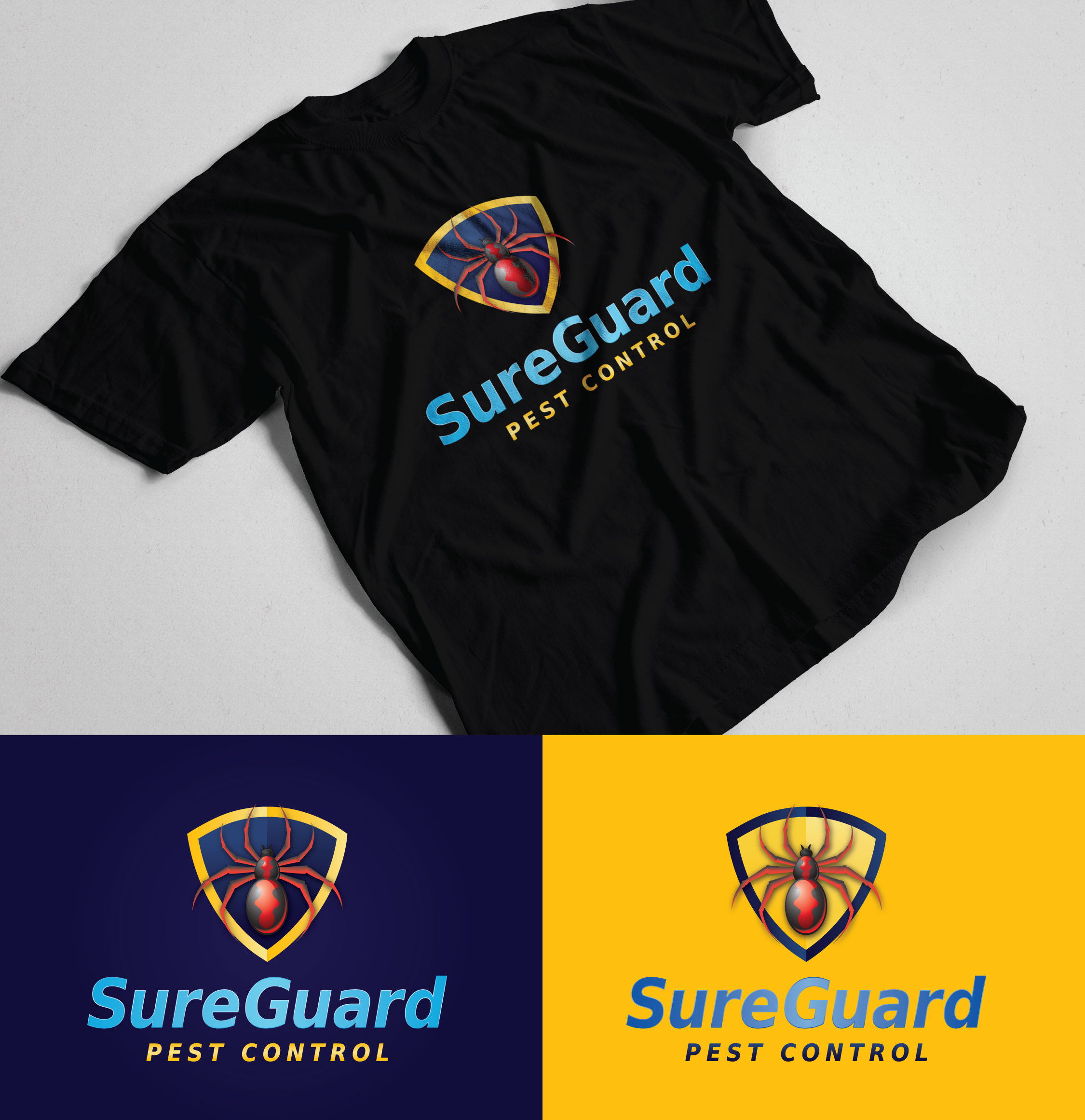 Logo Design by StromDesignHub for SureGuard Pest Control | Design #36753918