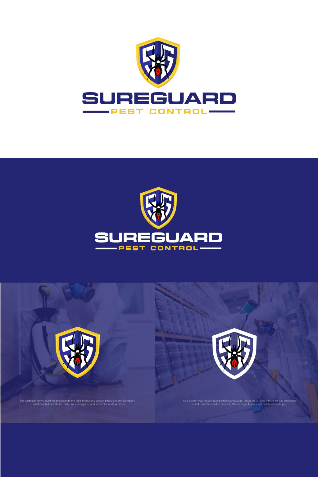 Logo Design by Senpachie for SureGuard Pest Control | Design #36748323