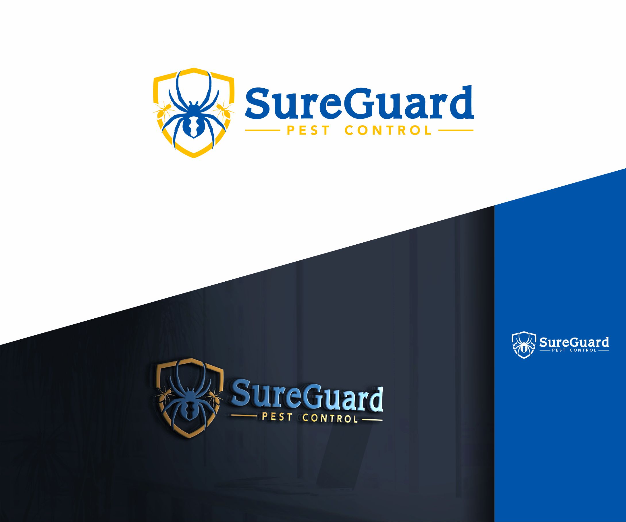 Logo Design by alkaline for SureGuard Pest Control | Design #36751855