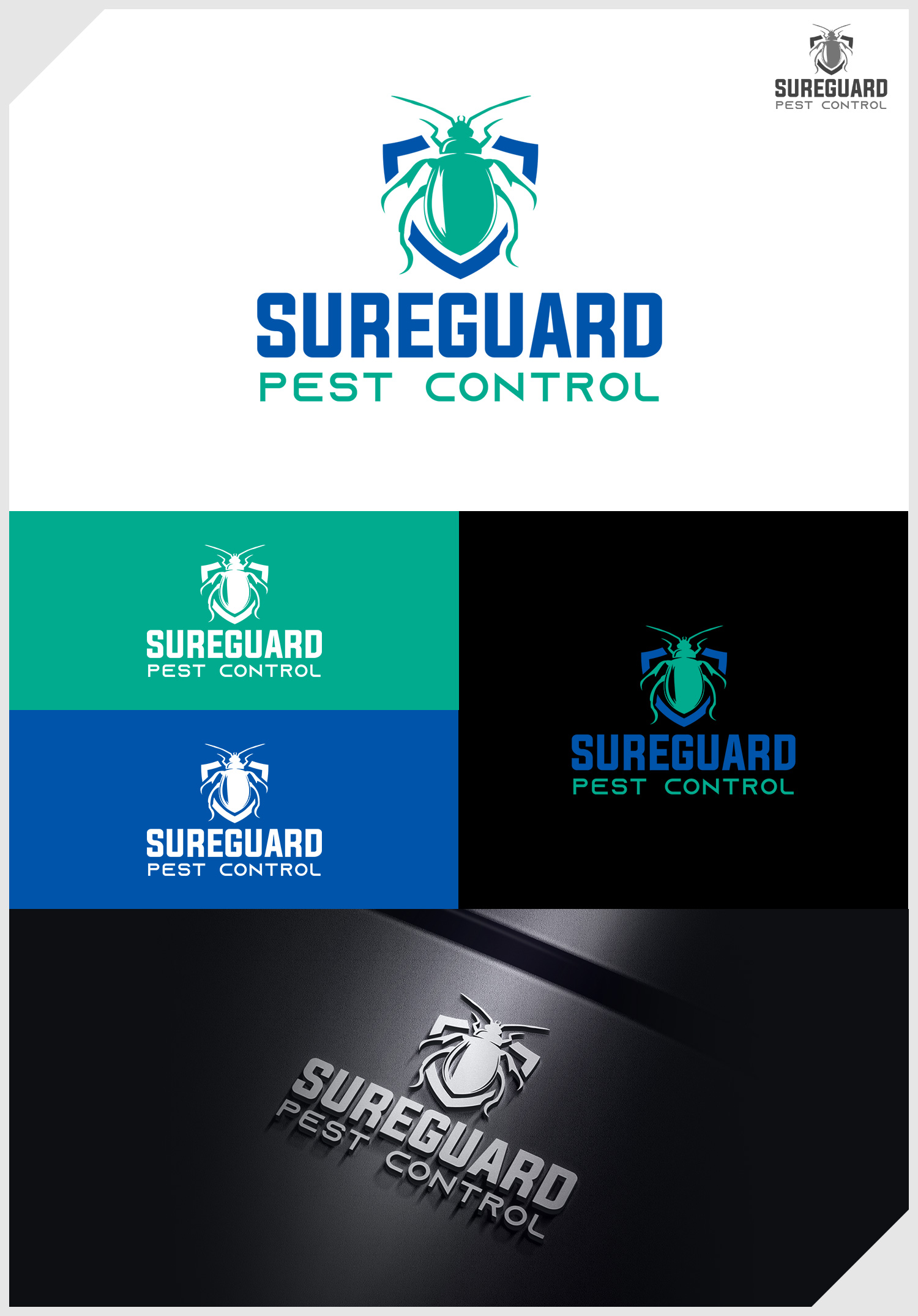 Logo Design by IDesign1606 for SureGuard Pest Control | Design #36753458