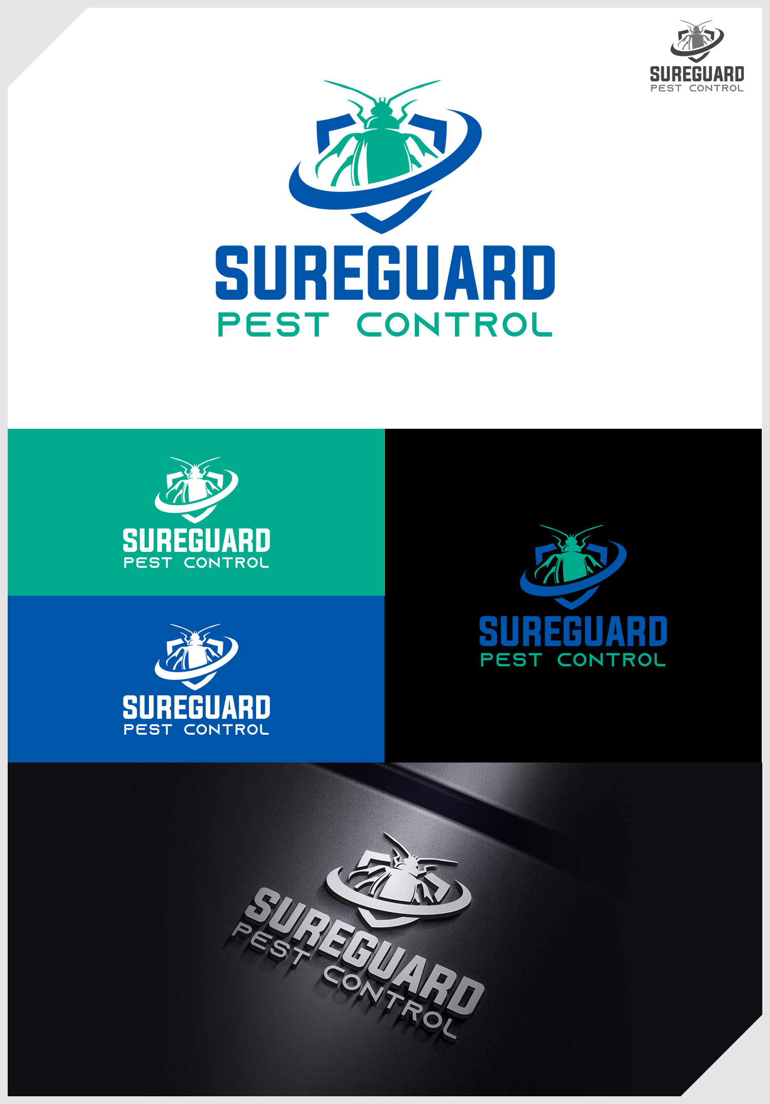Logo Design by IDesign1606 for SureGuard Pest Control | Design #36753459