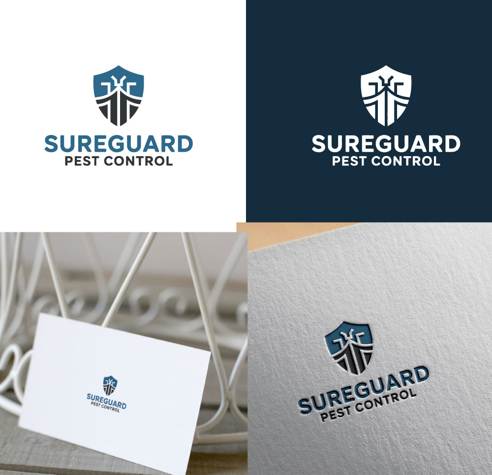 Logo Design by Jonshonkal for SureGuard Pest Control | Design #36746834