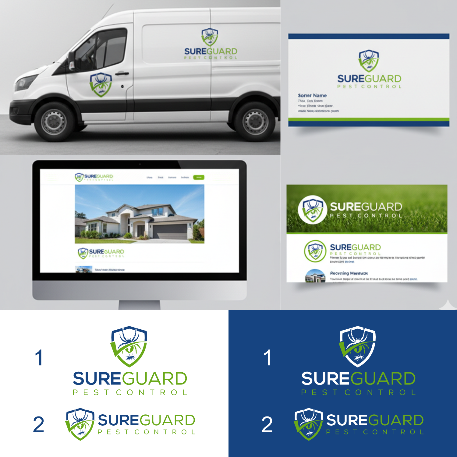 Logo Design by Dalang Design for SureGuard Pest Control | Design #36748328
