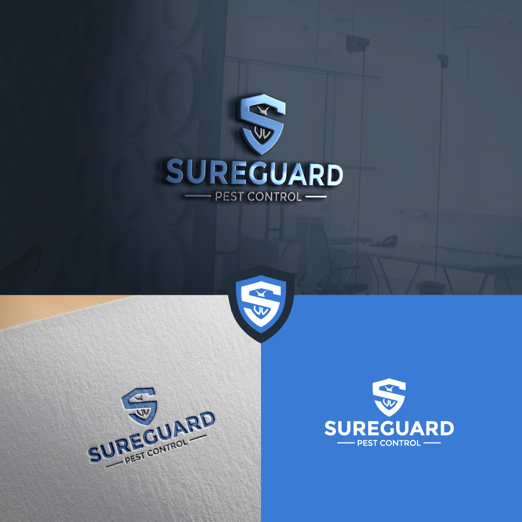 Logo Design by Logo24.com for SureGuard Pest Control | Design #36750857