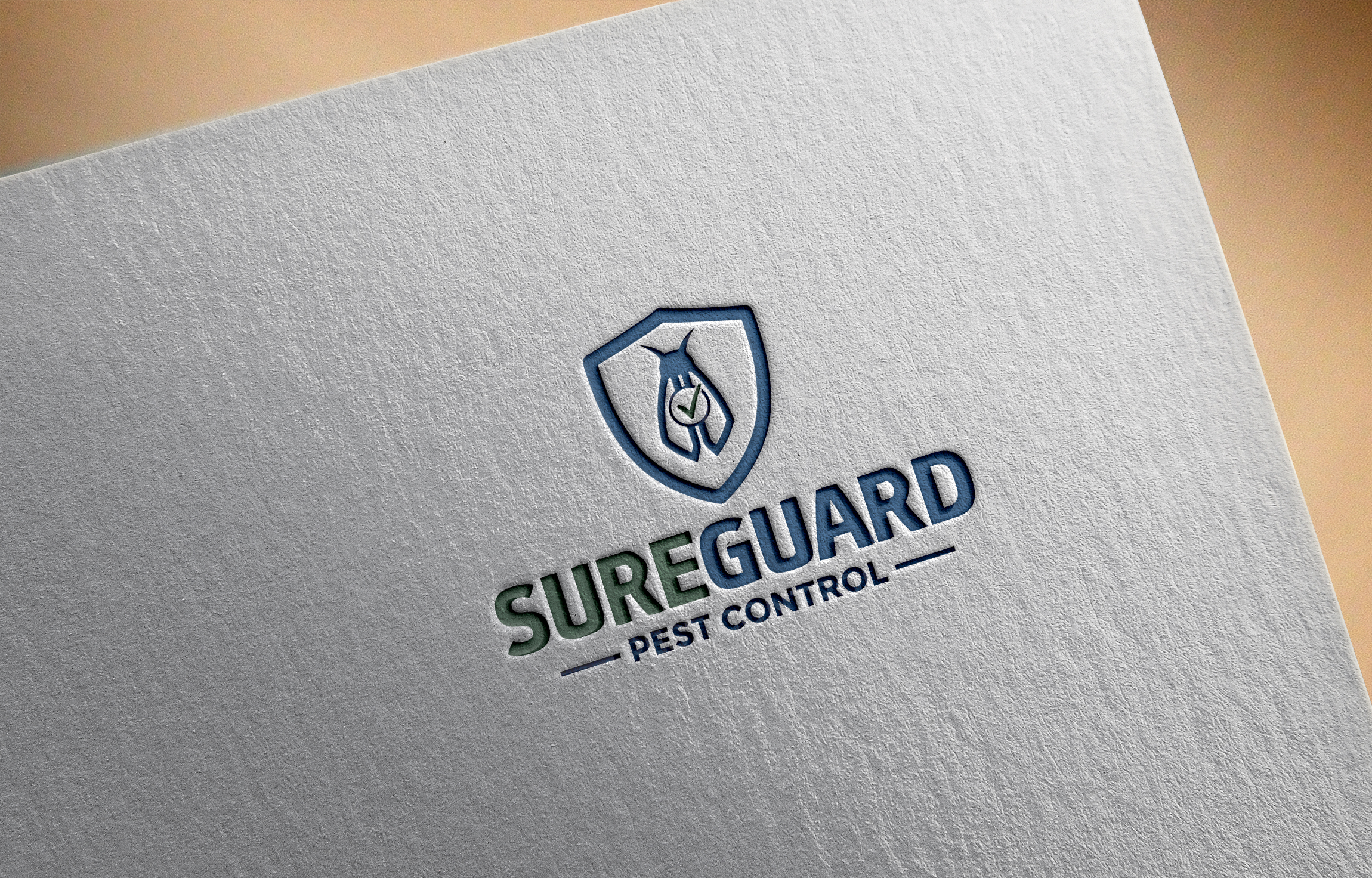 Logo Design by Logo24.com for SureGuard Pest Control | Design #36750974