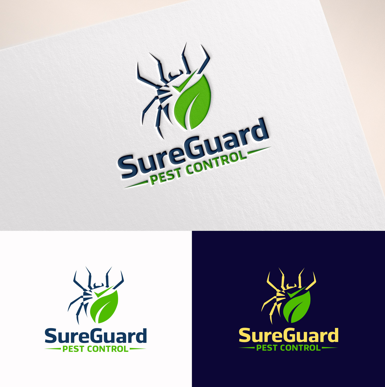 Logo Design by M Art & Design for SureGuard Pest Control | Design #36750662