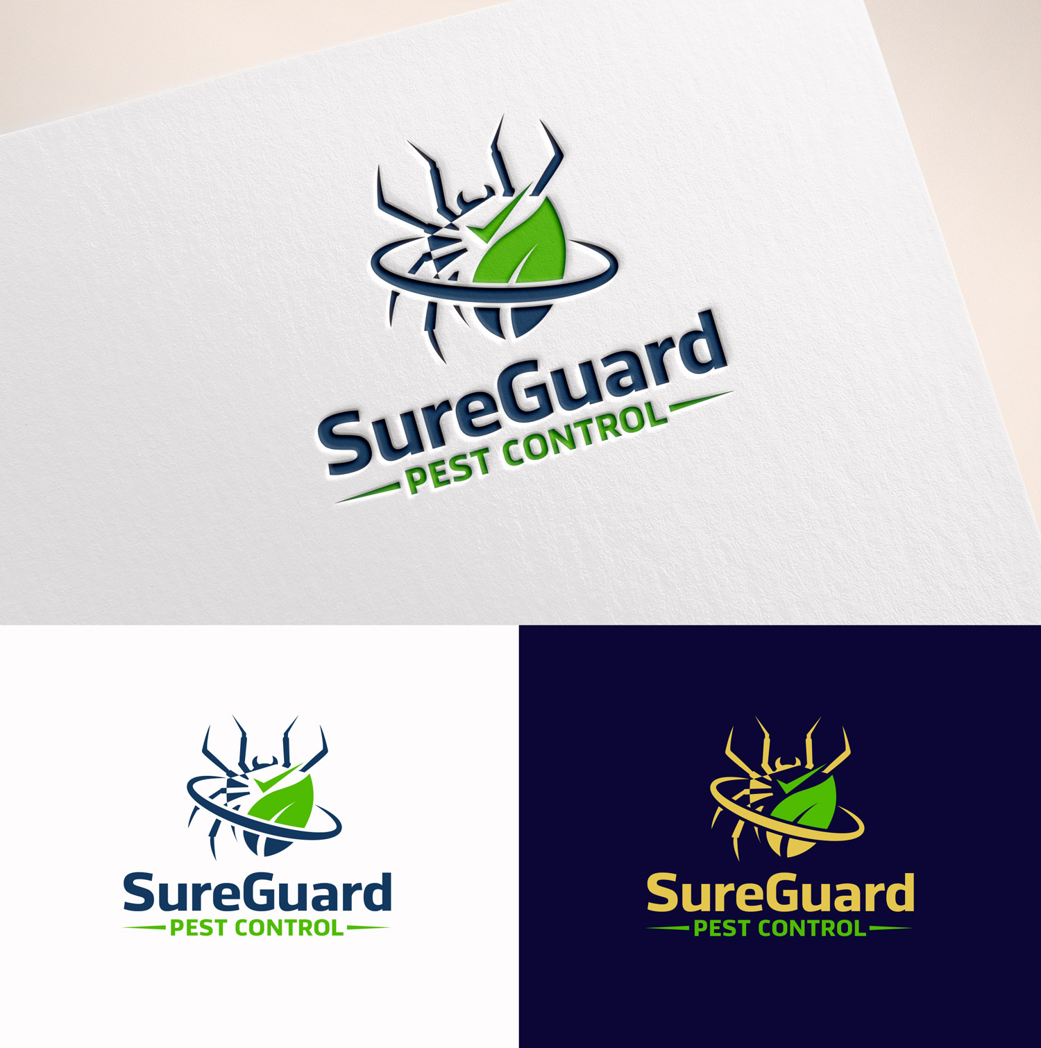 Logo Design by M Art & Design for SureGuard Pest Control | Design #36750728