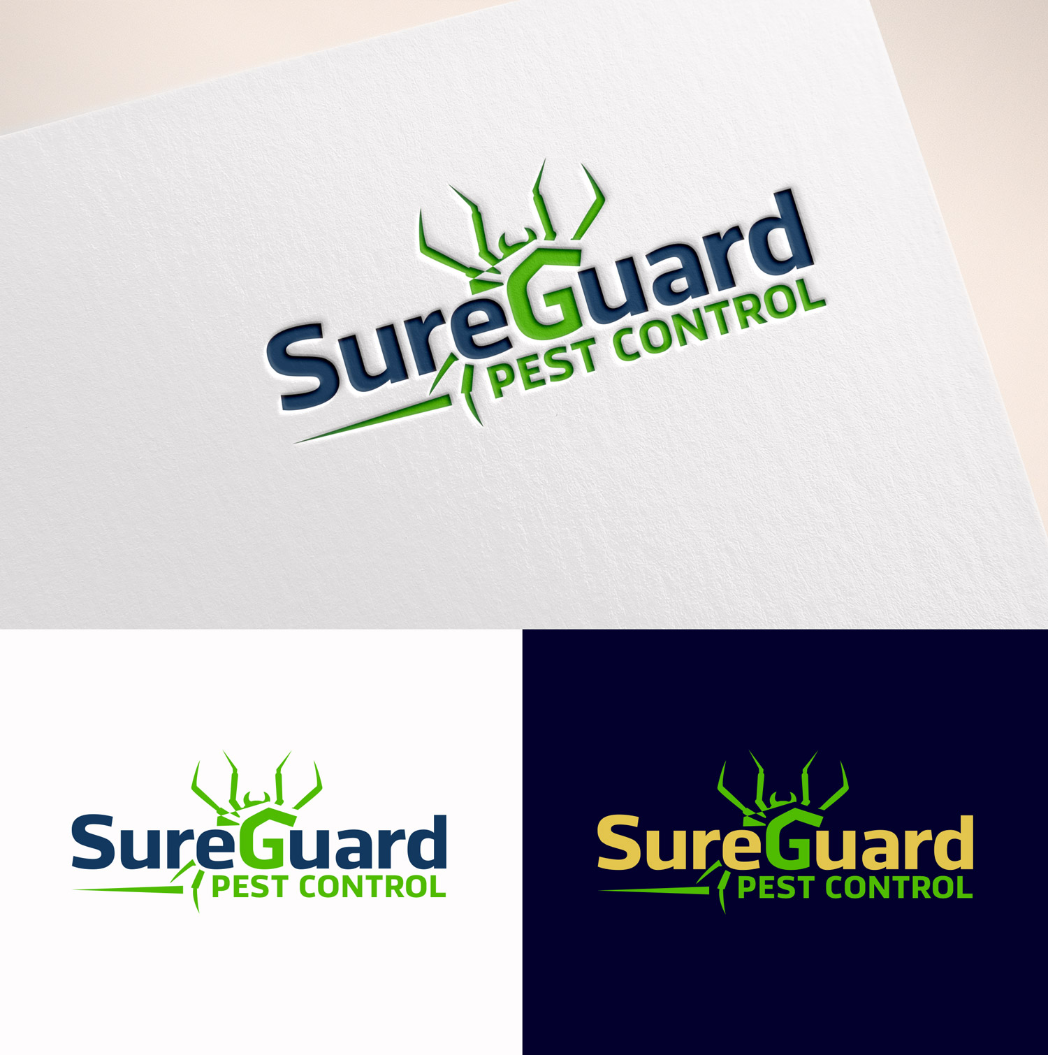 Logo Design by M Art & Design for SureGuard Pest Control | Design #36750820